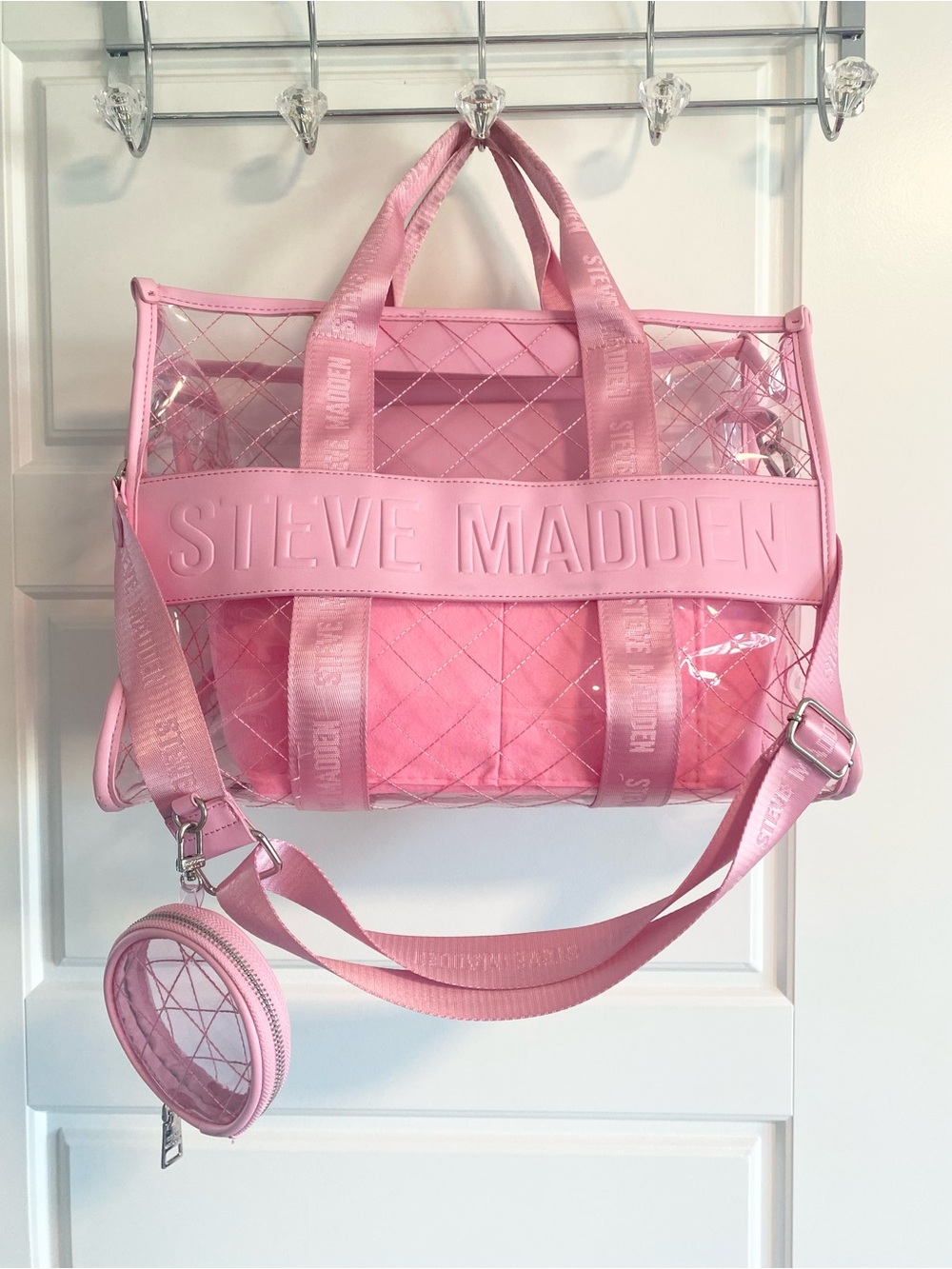 STEVE MADDEN Tote with Logo Strap/ coin purse & organizer